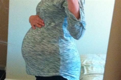 pregnant brunette|Real mums share pregnancy bumps from 4.